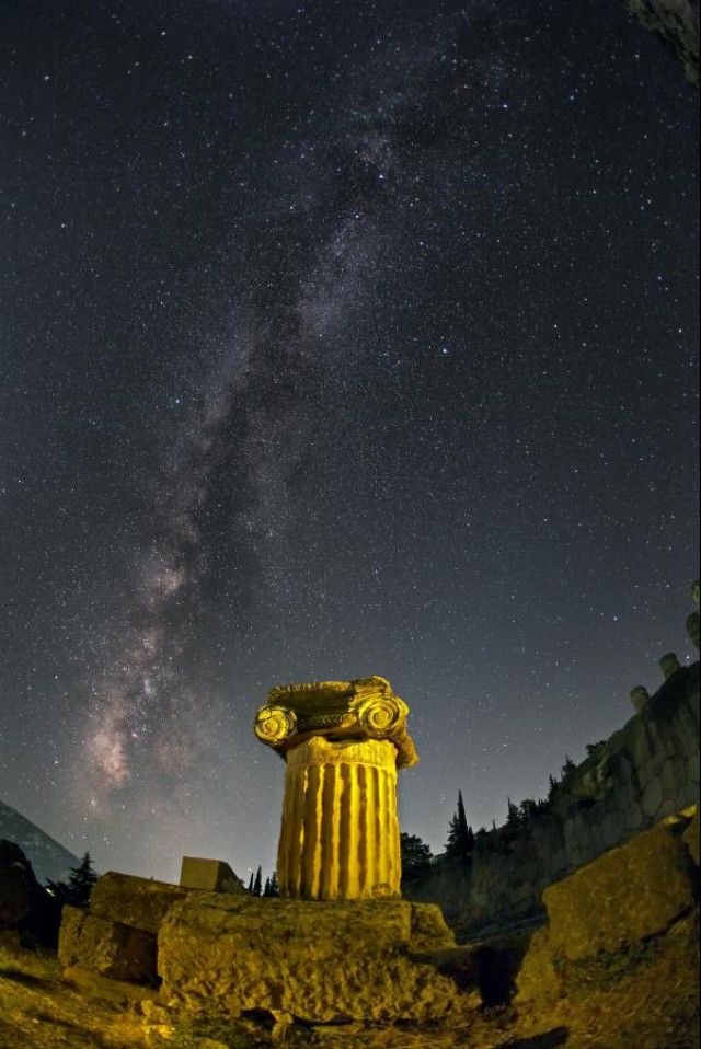 Delphi at night - Image by Loukas Hapsis